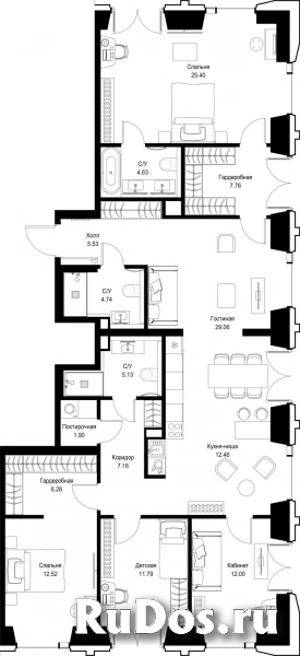 Продам 4 комнатную квартиру 147.36 м2 фотка