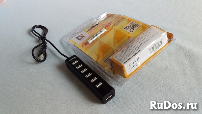 2 USB-разветвителя Defender и buro на 7и 4 порта бу в отл.сост. изображение 3