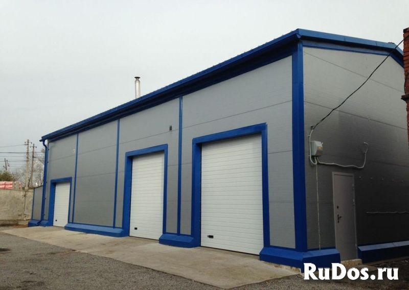 Быстровозводимые здания из металлокаркаса и сэндвич-панелей фотка