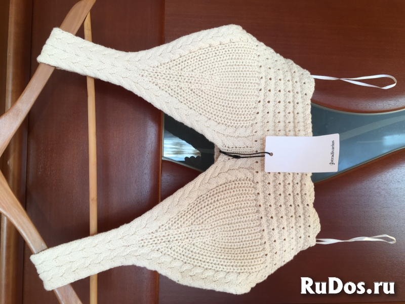 Топ кроп-топ топ-бюстье новый Stradivarius размер 46 М женский ко фото