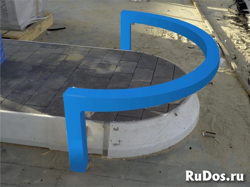 Защитные дуги безопасности столбики и отбойники для АЗС, АГНКС, АГЗС фотка