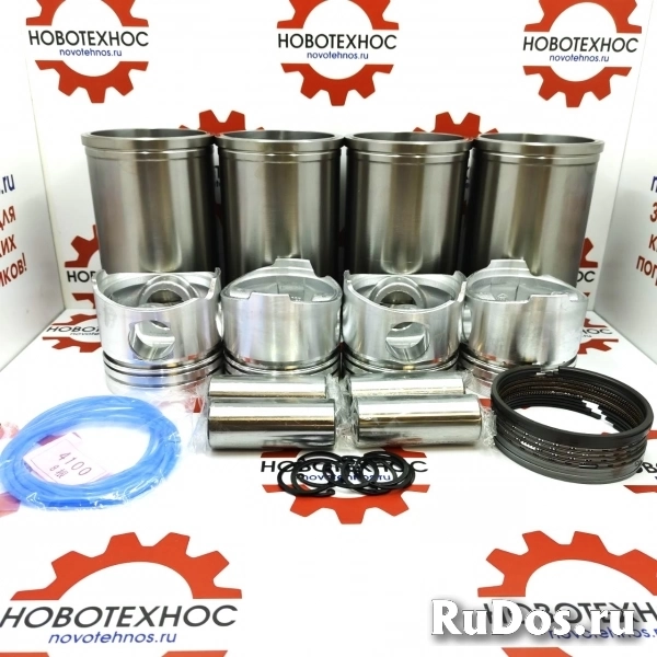 Поршневая группа Sida SD4BM70 для китайских фронтальных погрузчиков ZL30 с двигателем Sida SD4BM70 марок: Yigong ZL30, RedStar 3000GT, NEO 300, Molot фото