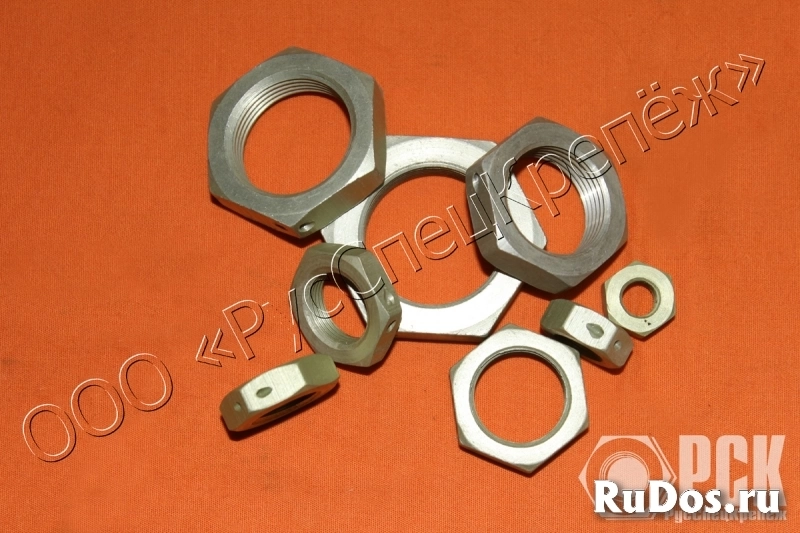 Гайка ГОСТ 13958-74 стальная и алюминиевая фото