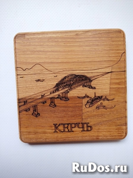 подставки под кружки из беленого дуба изображение 8