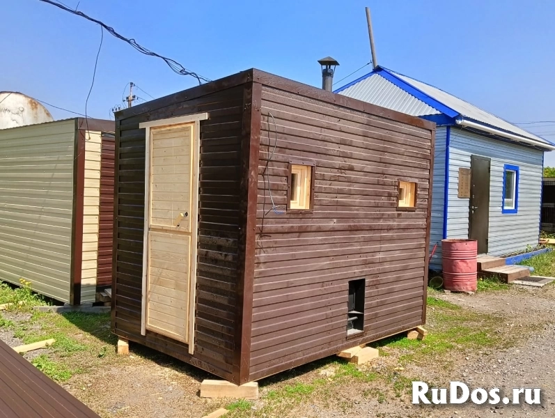 Готовая банька мини 2,0*3,0 метра фотка