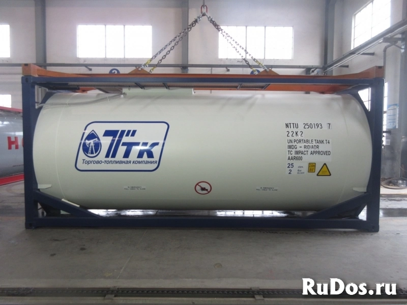 Танк-контейнер объём 25м3 тип Т4, для перевозки ГСМ, новый изображение 3
