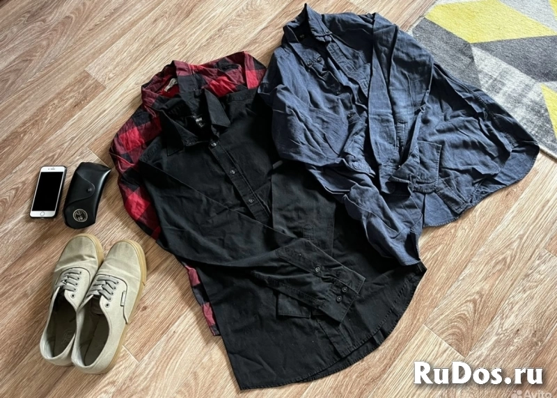 Рубашка мужская 9 шт пакетом изображение 4