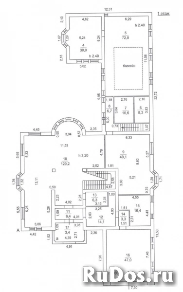 Дом в Пушкинском р-не, 701 кв.м. изображение 9