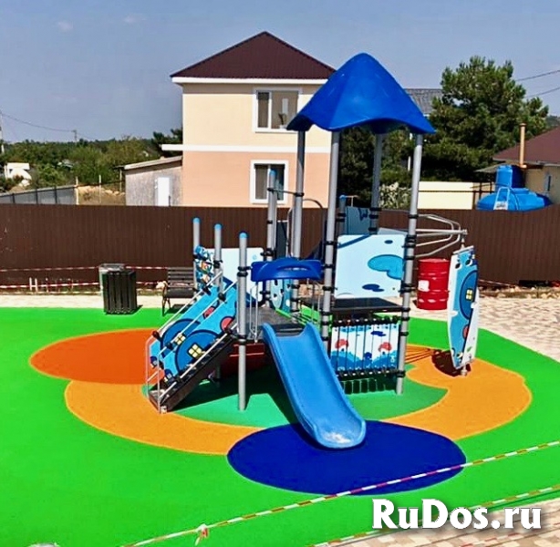 Резиновое покрытие спортивных и детских площадок изображение 9