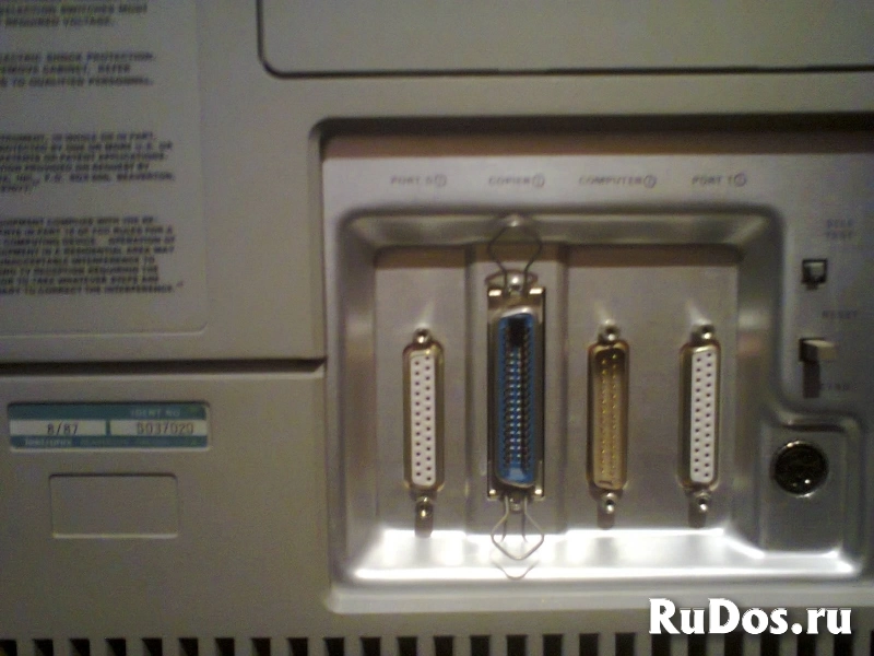 Tektronix 4111 цветной графический 19" терминал изображение 5