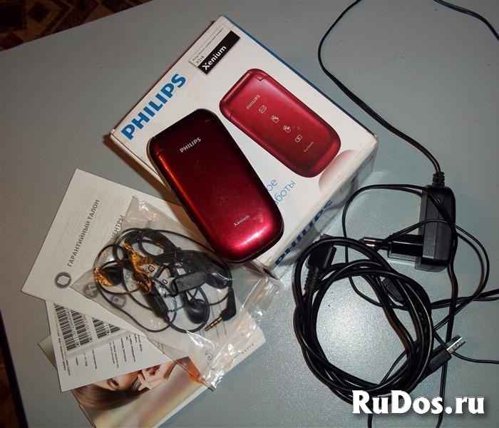 НОвый Philips Xenium X216 Red(оригинал,2-сим) изображение 4