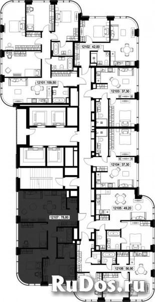 Продам 3 комнатную квартиру 78.8 м2 изображение 3