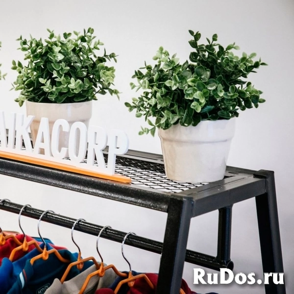 Вешало сварное для одежды ЛОФТ с ПВЛ изображение 3