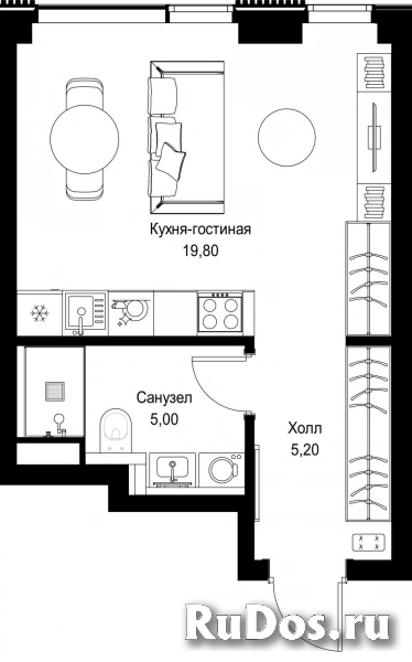 Продам 1 комнатную квартиру 30 м2 фотка