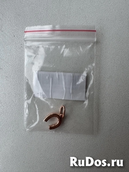 Кулон подвеска Sunlight подкова позолота бижутерия украшение камни белые стекло фианит амулет талисман бижутерный сплав изображение 5