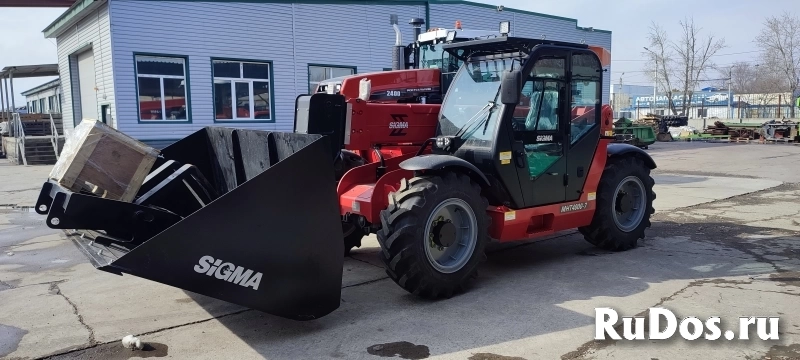 Погрузчик телескопический Sigma MHT4000-7 (вилы + ковш с ножом) фотка
