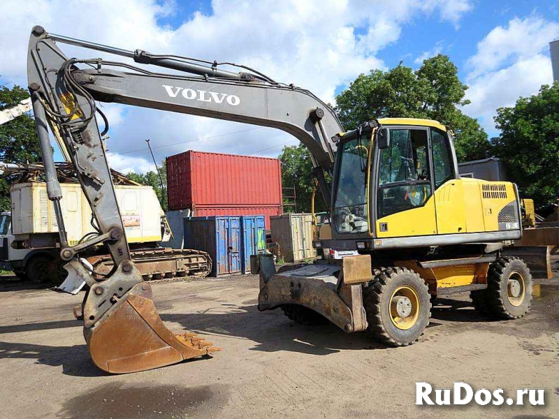 Колесный экскаватор Volvo 160, макс опции, 2 ковша изображение 5
