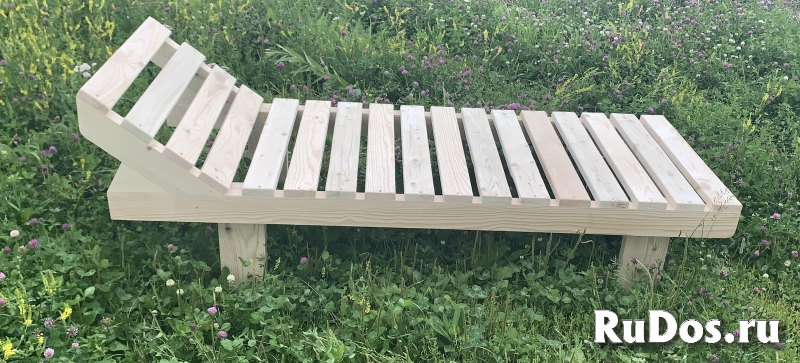 Шезлонг (лежак) деревянный фотка
