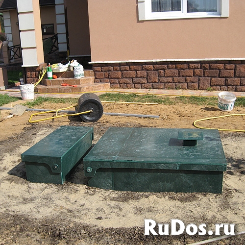 Септик для частного дома без откачки Юнилос Топас Танк фотка