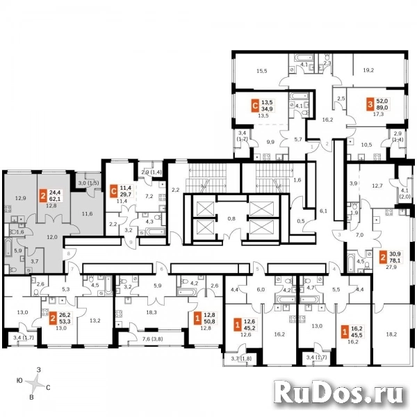 Продам 2 комнатную квартиру 60.9 м2 изображение 4