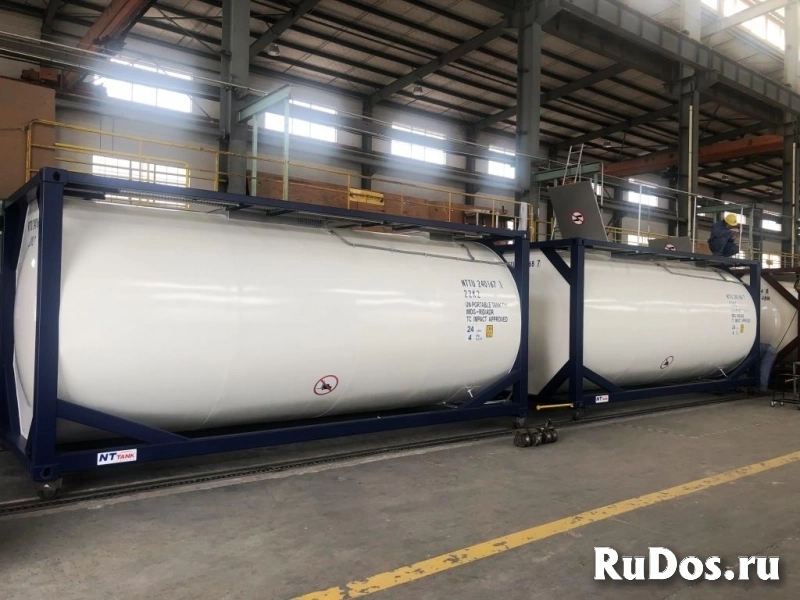 Танк-контейнер тип Т11 объём 25м3 для перевозки щелочных элементов, новый. изображение 3