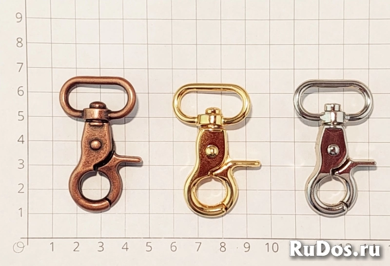 Карабины для портфелей, чемоданов, карабины сумочные, шорные изображение 8