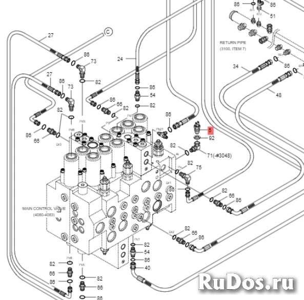Переключатель давления Hyundai R170W-7 (31N4-20090) изображение 3