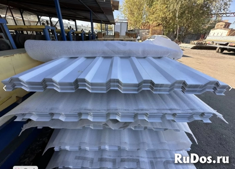 Профнастил с20 0,45мм белый 0,97*6м изображение 3