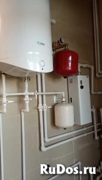 Монтаж систем отопления и водоснабжения, котлов и теплых полов фото