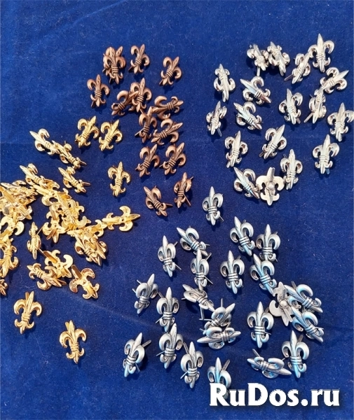 Металлические украшения для кожаных и текстильных изделий изображение 3