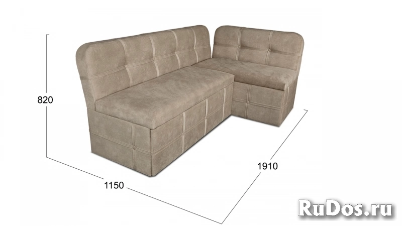 Диван кухонный «Майями» Исп. 2 (тёмно-бежевый) фотка