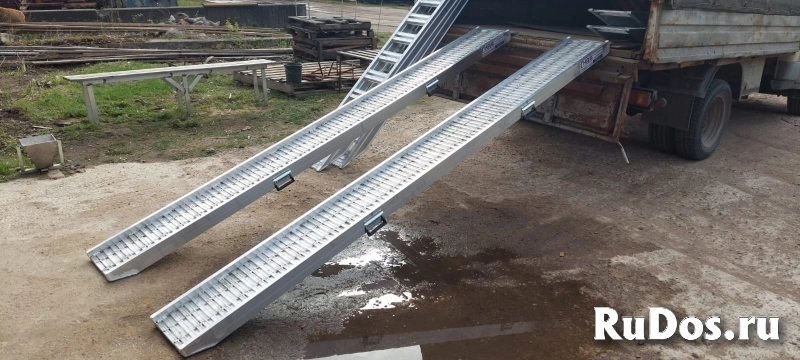Алюминиевые аппарели для погрузки специальной техники изображение 3