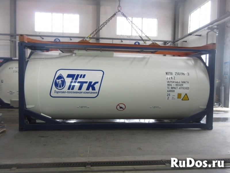 Танк-контейнер объём 25м3 тип Т4, для перевозки масла, новый изображение 7