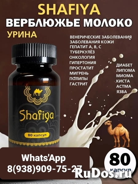 Шафия капсулы верблюжье молоко фотка