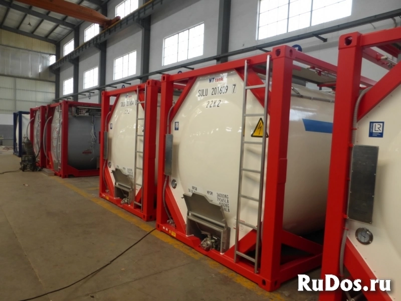 Танк-контейнер тип Т11 объём 25м3 для перевозки жидких реагентов, новый. изображение 7