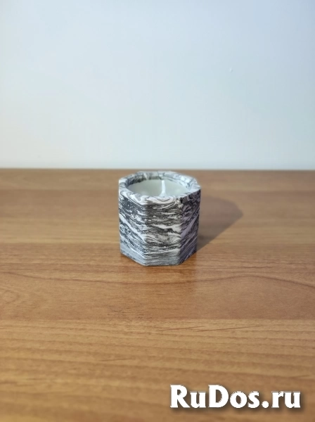 Свечи с подсвечниками из гипса изображение 3