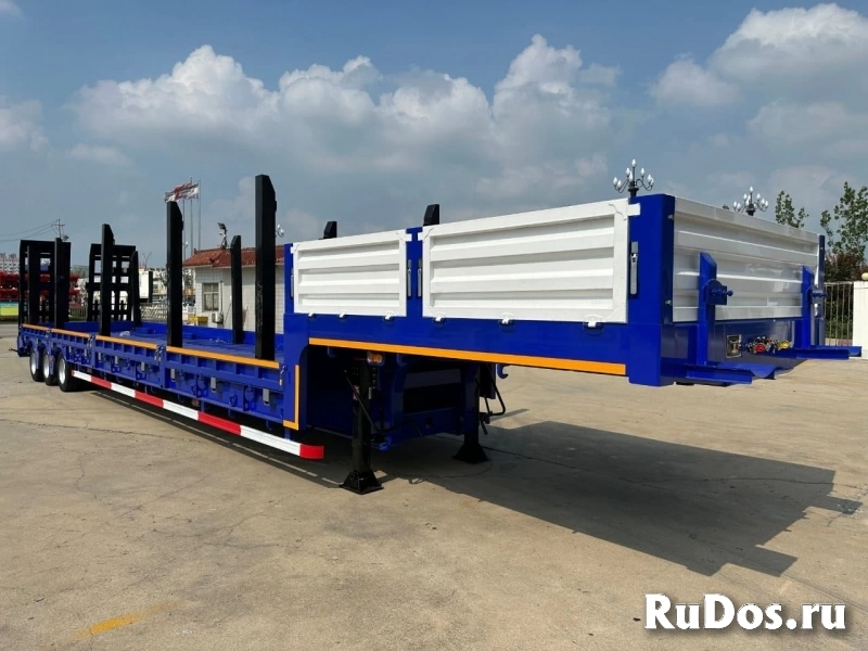 Полуприцеп-трал с трапами TONGYADA CTY9603TDPS низкорамный, 3-оси, новый фото