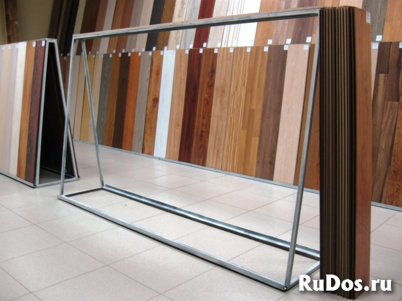 Стойки экспозиторы для ламината любого типа  одно и двух рядные фото