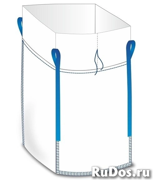 Биг-бэг (МКР) 95х95х115, 4 стропы, верх юбка, низ глухой фото