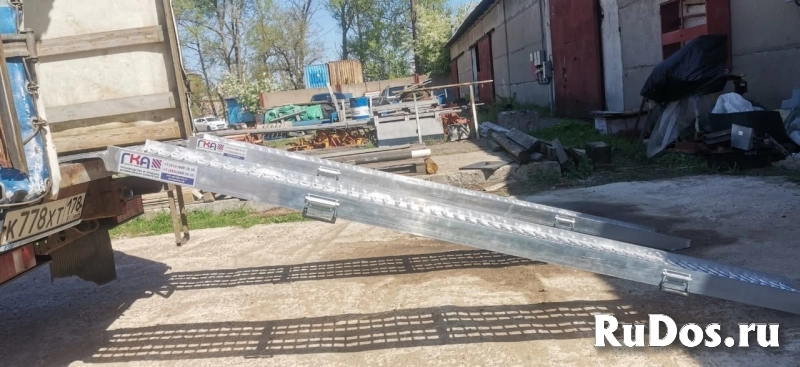 Аппарели для заезда миниэкскаватор на прицеп изображение 6