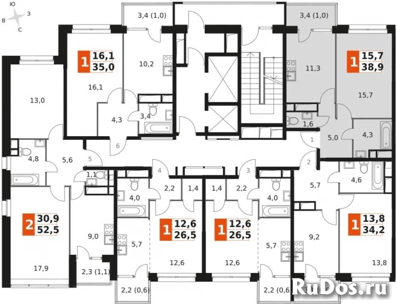 Продам 1 комнатную квартиру 38.9 м2 изображение 4