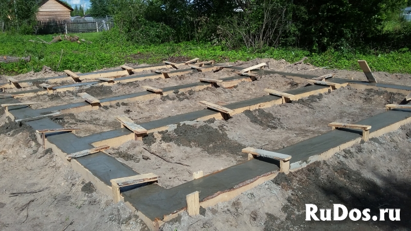Ленточный фундамент Строительство изображение 3