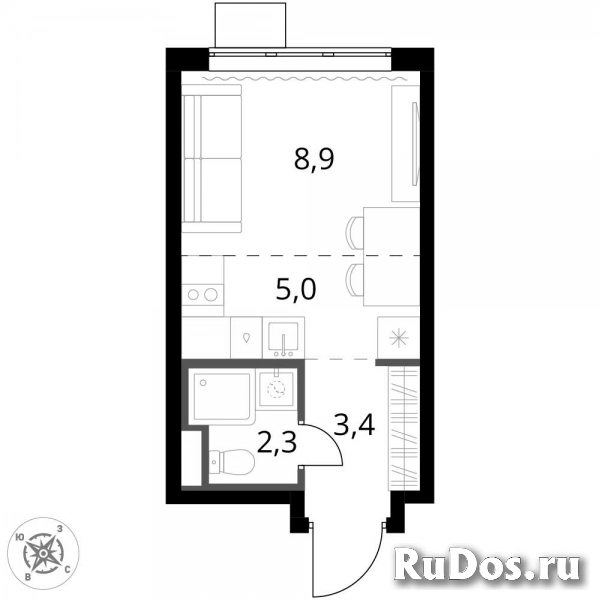 Продам 1 комнатную квартиру 19.6 м2 фотка