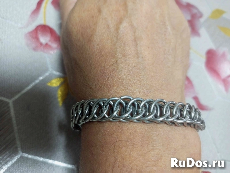 Браслеты и цепи кольчужного плетения изображение 6