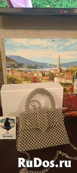 Сумка из бусин фото