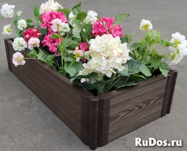 Грядки из ДПК NauticPrime 3D средние 22,5 см 2х1 метр фото