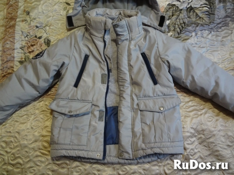 Куртка теплая для мальчика 5-6 лет изображение 5