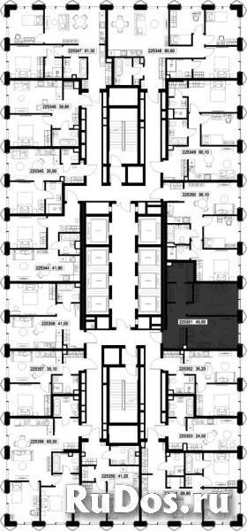 Продам 1 комнатную квартиру 45.9 м2 изображение 3