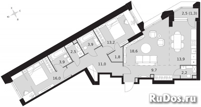 Продам 3 комнатную квартиру 98 м2 фотка