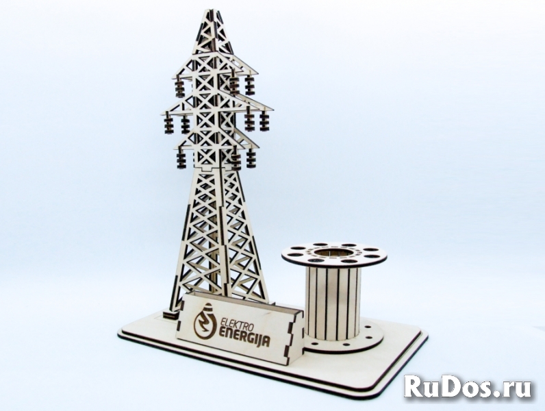 Настольный органайзер "ЛЭП" - сувенир для энергетиков изображение 4